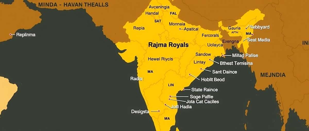 Roti Rivals Download Statistics Map of India showing Roti Rivals download distribution across different states
